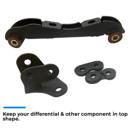 Solid Spare 2-4" Differential Drop Lift Kit For 1988-1999 GMC/Chevy K1500/K2500 4WD Yukon