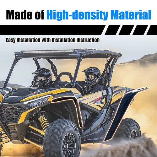 Solid Spare Front&Rear Fender Extensions (Flares) for Honda Talon 1000-R - LIFETIME WARRANTY