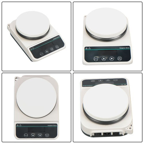 Solid Spare 1 Pc Stirring Hot Plate with Probe Sensor Timing Function 1500RPM 3L