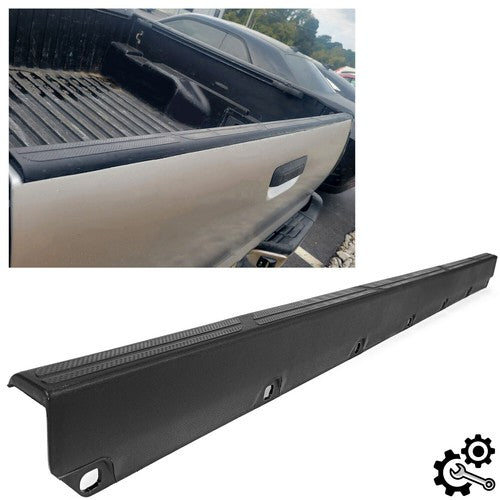 Solid Spare For Toyota Tacoma 2005-2015 Tailgate Protector Top Upper Molding Cap Spoiler