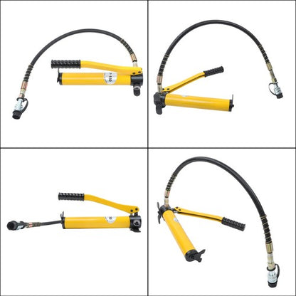 Solid Spare 5 Ton Hydraulic Jack Power Ram Kit and CP-180 Manual Hydraulic Hand Pump