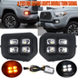 FOR 2016-2023 Toyota Tacoma SR SR5 Fog lights 4-Eyes DRL LED Double Turn Signal