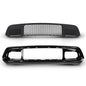 Solid Spare Fit For 2017-2022 Jeep Grand Cherokee Front Lower Grille & Bumper Grill Bezel