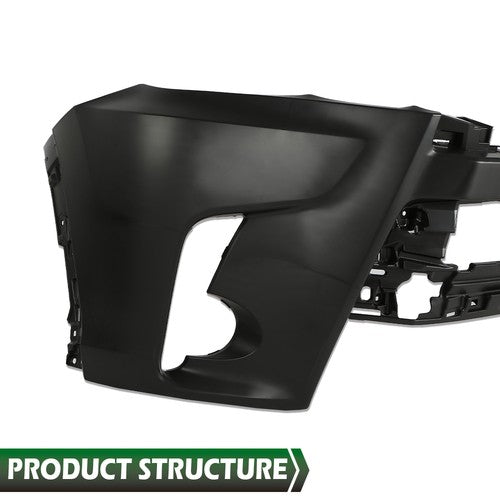 Solid Spare Front Bumper Cover Fit For 2017 2018 2019 Toyota Highlander Replacement