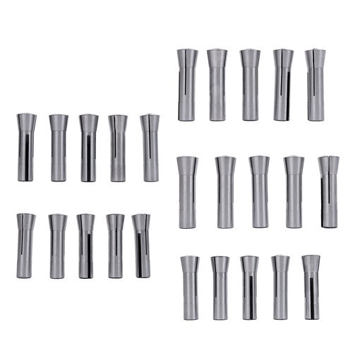 Solid Spare 0.0005" TIR R8 Collet Set 25pc - Ultra Precision Round Tools