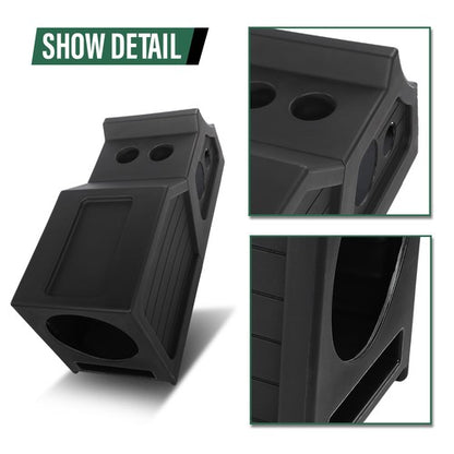 Solid Spare 12" Center Console Subwoofer Box Fit For 2007-2013 Chevy Silverado GMC Sierra