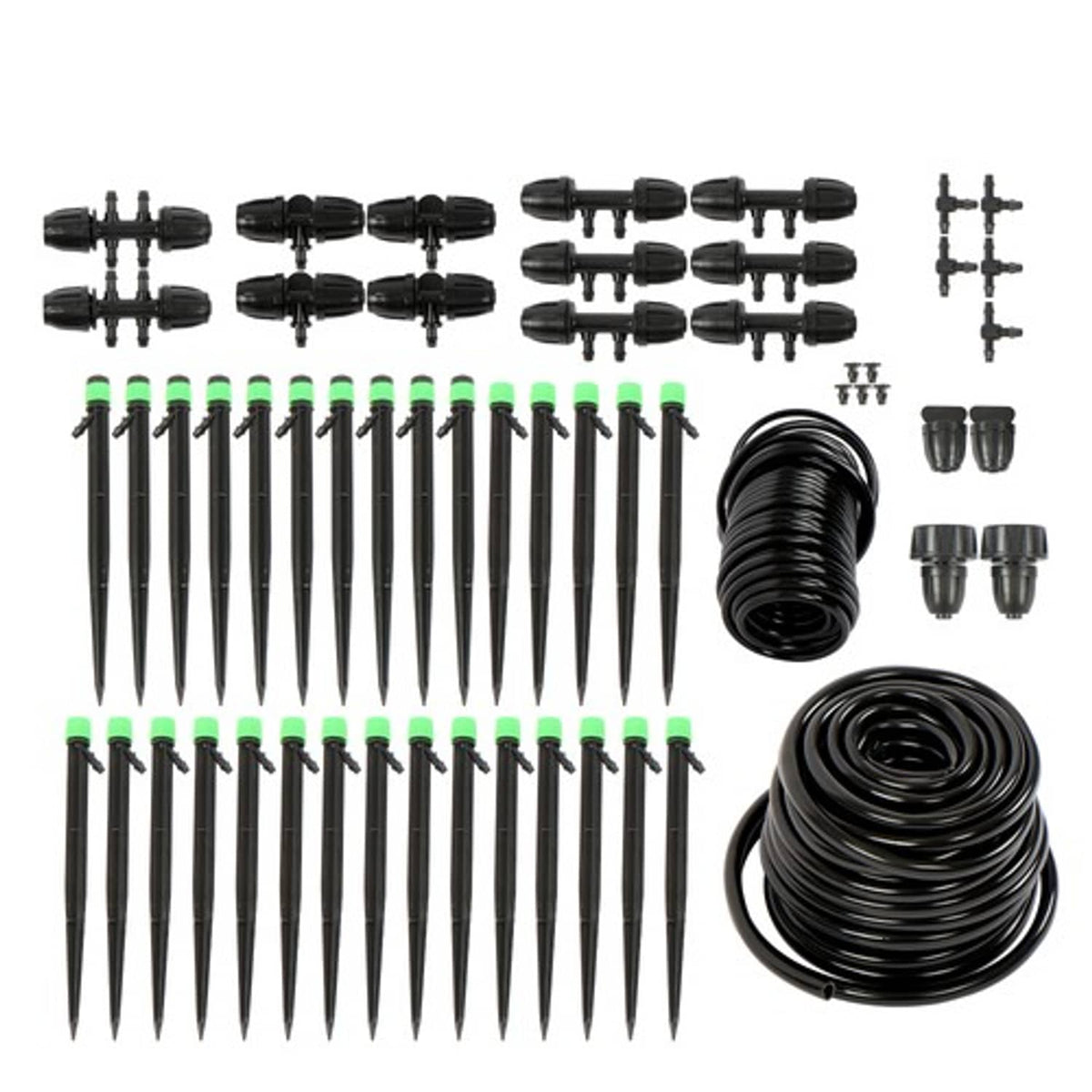 Solid Spare Drip Irrigation System - Adjustable Quick Connect Irrigation System for Gardens
