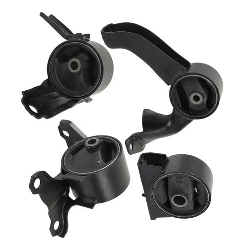 Solid Spare For 08-16 Mitsubishi Outlander 2.0L 2.4L Engine Motor & Auto Trans Mount 4Pcs