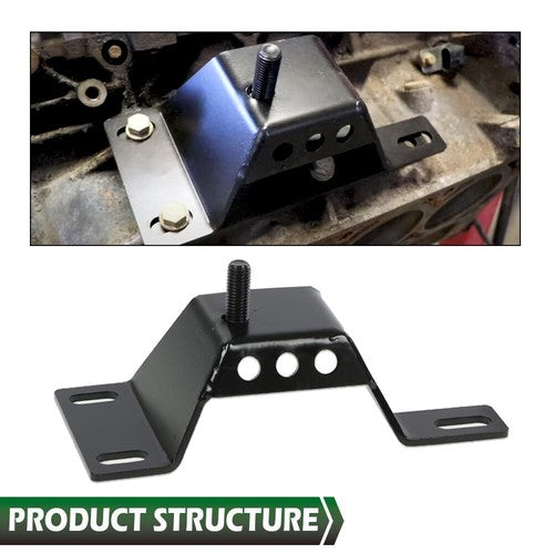 Solid Spare For 79-04 Mustang LS1 5.3L 6.0L Engine Swap Adapter Plates w/ 4.6L Solid Mount