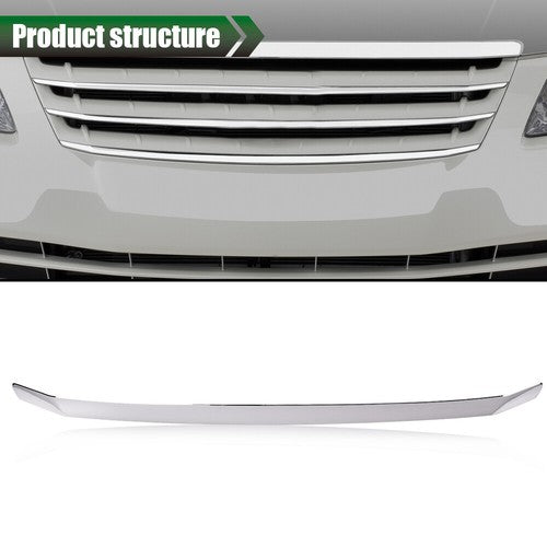 Solid Spare Hood Molding Fit For Toyota Avalon 2005-2010 Front Grille Chrome Trim 75770AC010