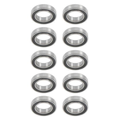 Solid Spare 10Pcs 6008-2RS Deep Groove Ball Bearings 40mm Inner Dia 68mm OD 15mm Bore Sealed