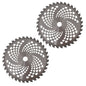 Solid Spare 2 Pack Replace 9" x 36T Carbide Tip Brush Blades For Cutter Trimmer Weed Eater
