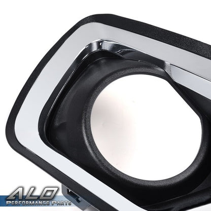 Solid Spare Fit For 2015-2020 Chevy Colorado Clear Lens Fog Light W/Chrome Trim Bezel+Switch