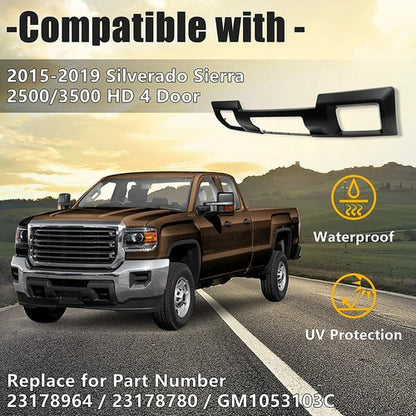 Solid Spare Bumper Skid Plate Panel For 2015 16 17 18 2019 GMC Sierra 2500/3500HD GM1053104C