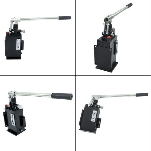 Solid Spare 1.5 Cid 3 Qts Hydraulic Piston Hand Pump Single-Acting With Release Knob