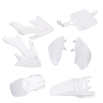 Solid Spare CRF50 XR50 White Fairing Plastic Fender Kit For SDG SSR Honda 50cc-160cc NEW