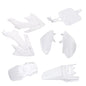 Solid Spare CRF50 XR50 White Fairing Plastic Fender Kit For SDG SSR Honda 50cc-160cc NEW