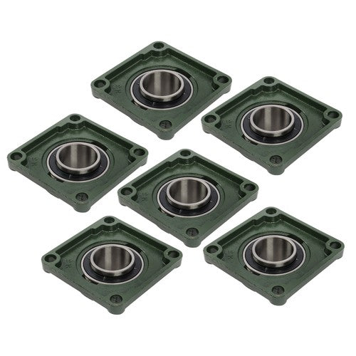 Solid Spare 6 Pcs Self-Aligning UCF212-39 Pillow Block Bearing Solid Base 2-7/16" Bore