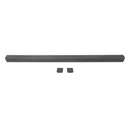 Solid Spare Steel Raw RV Rear Bumper Standard 4" x 4" W/ Bumper Plug For RV Camper