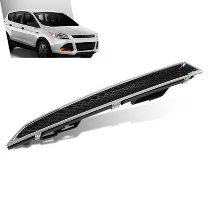 Solid Spare Right Passenger Side Lower Headlight Trim Moulding Fit For 2013-2016 Ford Escape