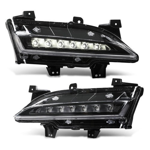 Solid Spare LED Daytime Running Lights Fog Lamps Fit For 2015-2019 Lincoln MKC Left+Right