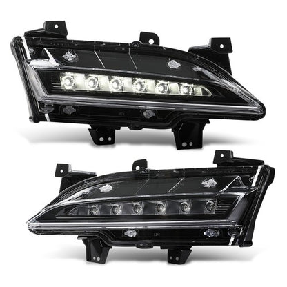 Solid Spare LED Daytime Running Lights Fog Lamps Fit For 2015-2019 Lincoln MKC Left+Right