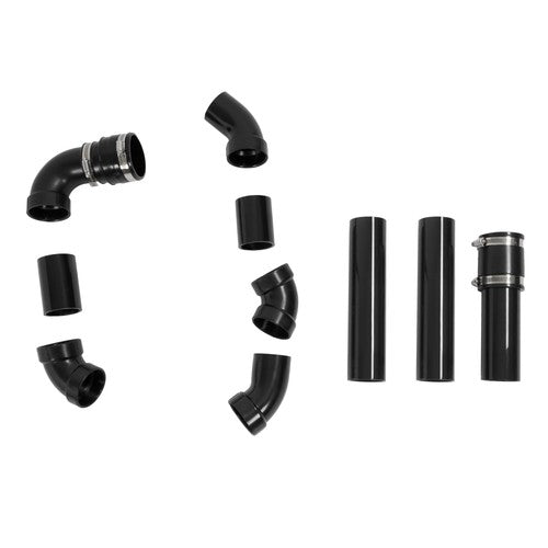 Solid Spare Snorkel Kit For Polaris RZR RZR S 800 2008 2009 2010 Plastic (ABS+PVC) Clamp-on