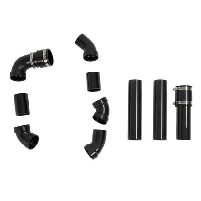 Solid Spare Snorkel Kit For Polaris RZR RZR S 800 2008 2009 2010 Plastic (ABS+PVC) Clamp-on