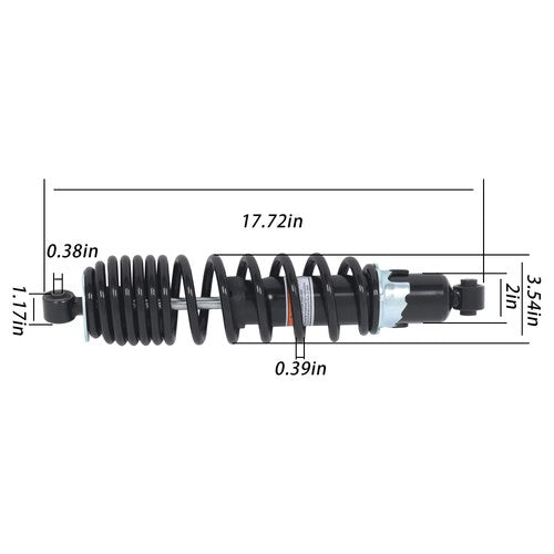Solid Spare 7044094 Left & Right ATV NEW Front Gas Shocks for Polaris RZR 570 2014 RZR 800
