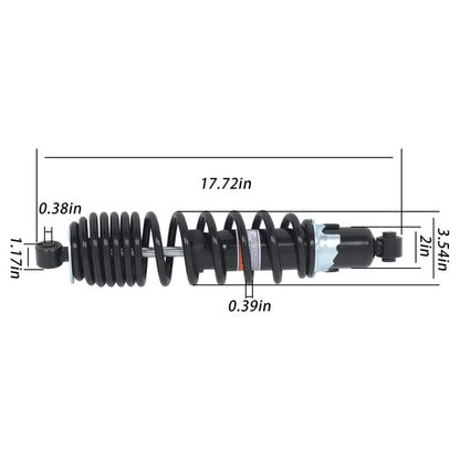 Solid Spare 7044094 Left & Right ATV NEW Front Gas Shocks for Polaris RZR 570 2014 RZR 800