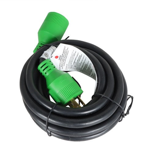 Solid Spare 3 Prong 30A 15FT Generator Extension Cord 125V NEMA L5-30P/R Twist Lock