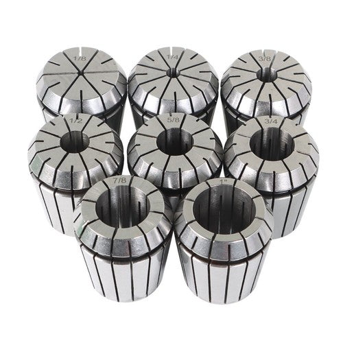 Solid Spare 10-Piece #40 ER-40 Spring Collet Chuck Set Accuracy .0005" New