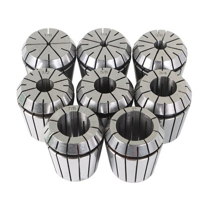 Solid Spare 10-Piece #40 ER-40 Spring Collet Chuck Set Accuracy .0005" New