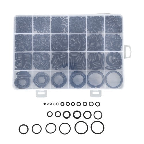 Solid Spare 1020 Pcs O-Ring Kit 20 Sizes Nitrile Rubber Assortment Set, Oil & Heat Resistant