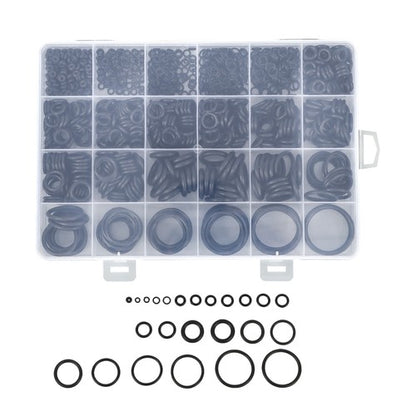 Solid Spare 1020 Pcs O-Ring Kit 20 Sizes Nitrile Rubber Assortment Set, Oil & Heat Resistant