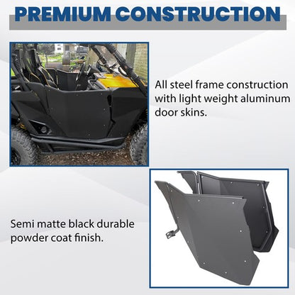 Solid Spare UTV Doors Pair For 11-18 CAN-AM Maverick / 11-16 Commander 800 1000