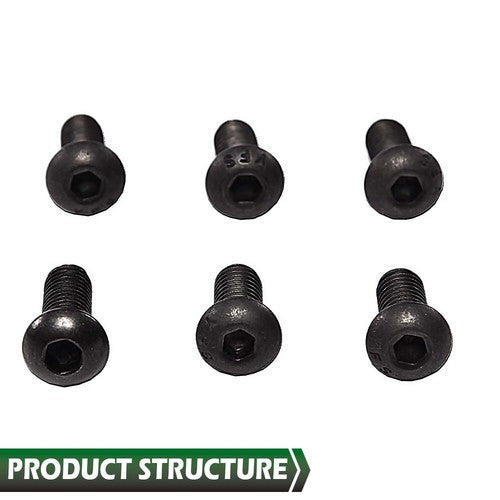 Solid Spare Fit For Polaris Ranger RZR General Body Panel Torx Screw & Flat Nut Set of 6