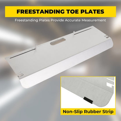 Solid Spare Wheel Alignment Tool Toe Plates 2 Tape Measures w/Magnets Camber Caster Toe
