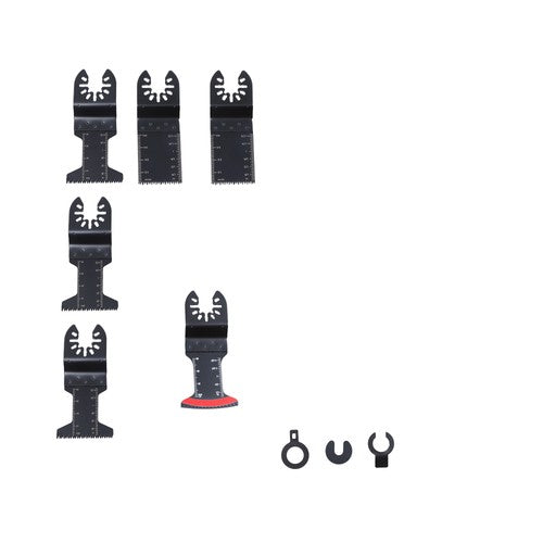 Solid Spare 25PCS Titanium Oscillating Tool Blade, Professional Bi-Metal Multitool Blades Ki