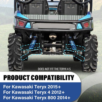 Solid Spare Heavy-Duty High Clearance Rear A Arms Kit For Kawasaki Teryx / 4 / 800 2012-2024