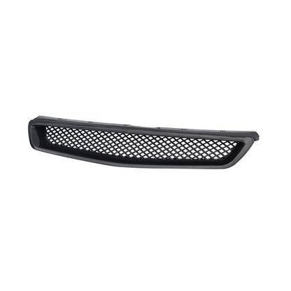 For 1999-2000 Honda Civic JDM Type R Black Mesh Front Hood Grille Grill 99-20