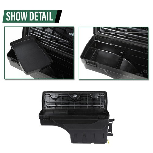 Solid Spare Fit For 2019-2021 Dodge Ram 1500 Right Passenger Side Truck Bed Storage Tool Box
