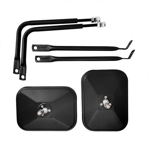 For Jeep Wrangler JK CJ YJ TJ JL Door Off Quick Release Side Hinge View Mirrors