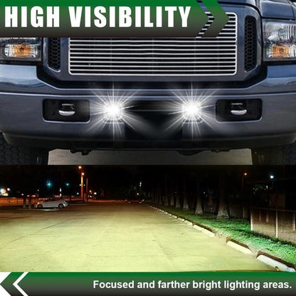 Solid Spare Fit For 05-07 Ford F-250 F-350 F-450 F-550 Yellow Lens Excursion Fog Lights