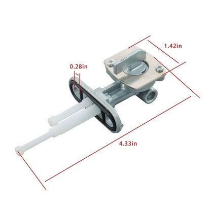 Solid Spare Petcock Fuel Tank Switch Valve Assembly (02-15) For KAWASAKI KLX110 USA