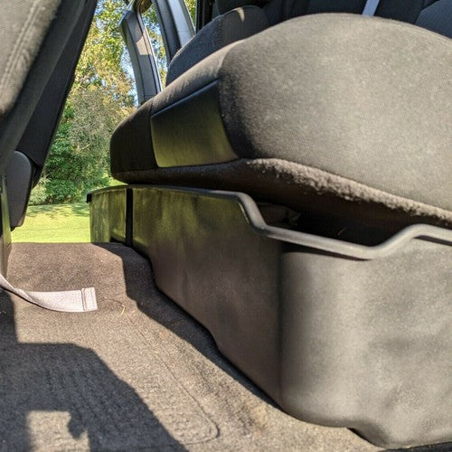 Solid Spare For 2007-2013 Chevy GMC Silverado Sierra Extended Cab Underseat Storage Box