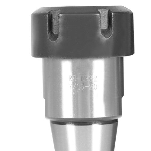 Solid Spare 11PC ER32 Collet Set With R8 Shank ER32 Chuck & Spanner For Milling Machine