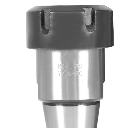 Solid Spare 11PC ER32 Collet Set With R8 Shank ER32 Chuck & Spanner For Milling Machine