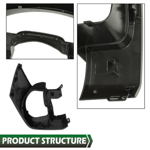 Solid Spare Instrument Cluster Speedometer Dash Bezel Trim Black Fit For 04-08 Ford F-150