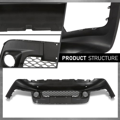 Solid Spare Front Lower Bumper Cover Fascia 6VZ71LXHAA Fit For 2019-2023 Jeep Renegade